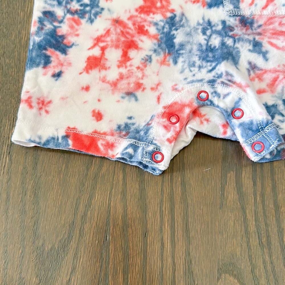 Burt’s Bees Baby 🇺🇸 Beachy Tie Dye Romper - 6-9M - Picture 4 of 6
